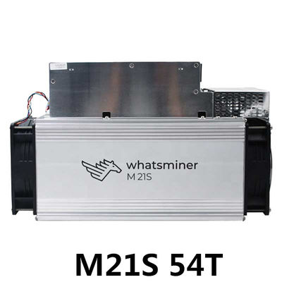 Χρησιμοποιημένος ανθρακωρύχος Microbt χεριών Asic Whatsminer M21S 54ος 3240W SHA256 δεύτερος